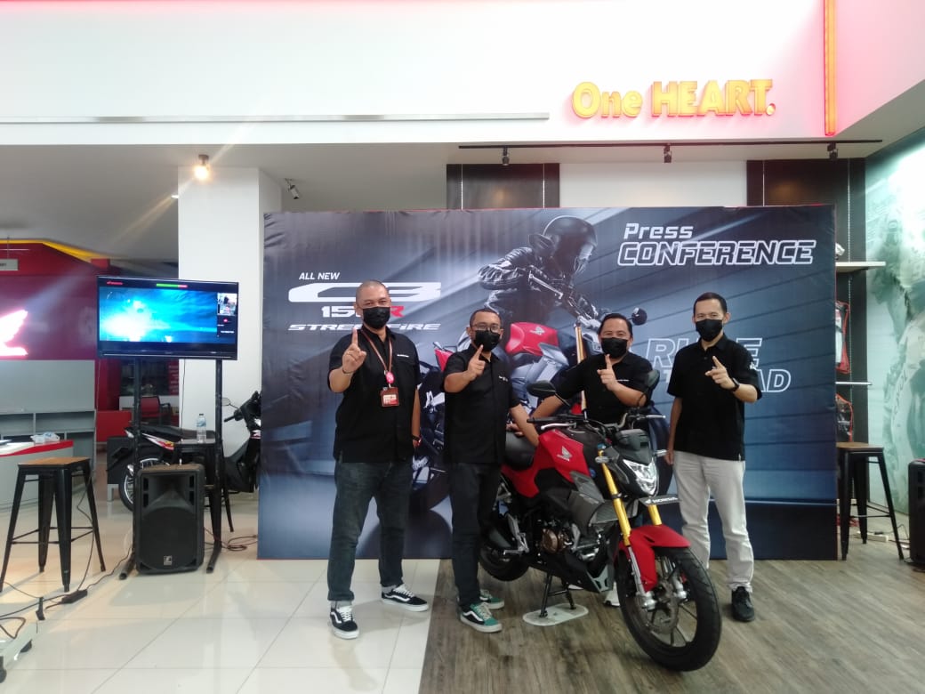DAW Perkenalkan Motor Naked Sport All New CB150R Streetfire dan Kembali Gelar Virtual Exhibition